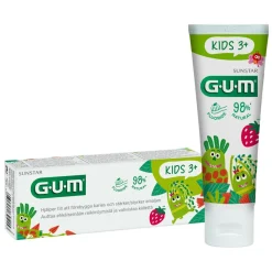 GUM Tandpleje Til Børn>Tandpasta Kids Jordbærsmag