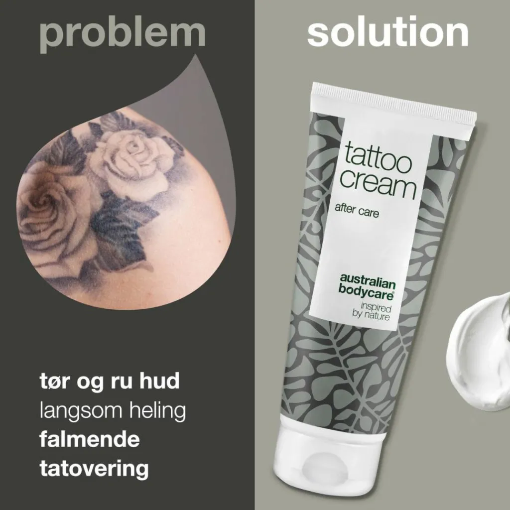 Australian Bodycare Pleje Til Tatoveringer<Tattoo creme til farvebevarelse og fugt