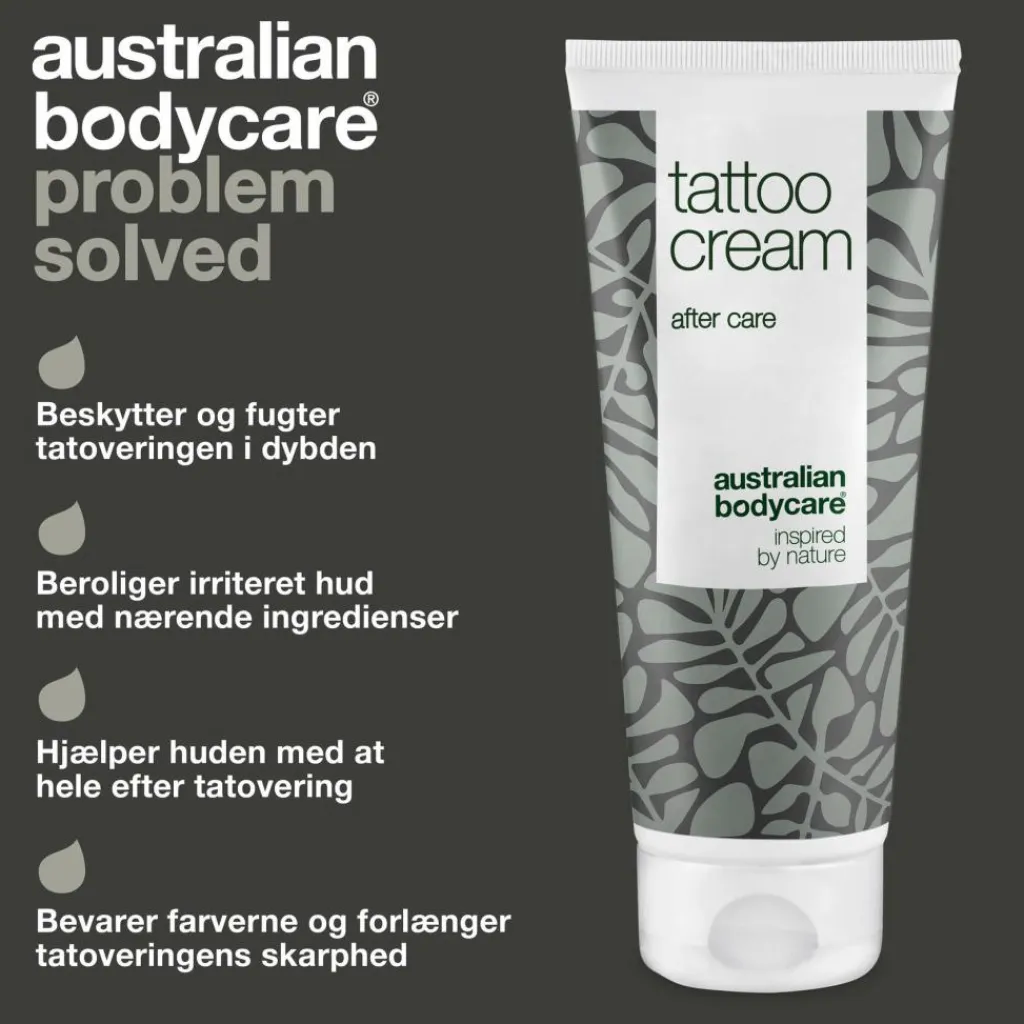 Australian Bodycare Pleje Til Tatoveringer<Tattoo creme til farvebevarelse og fugt