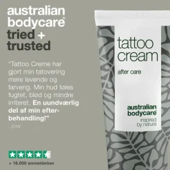Australian Bodycare Pleje Til Tatoveringer<Tattoo creme til farvebevarelse og fugt