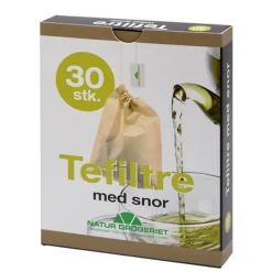 Natur Drogeriet Te>Tefiltre m. snor ubleget