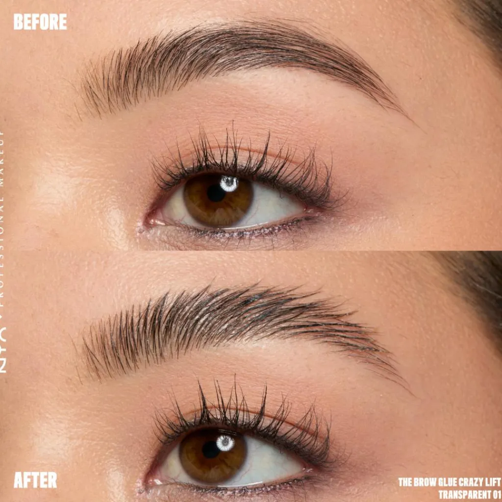 NYX PROFESSIONAL MAKEUP Øjenbryn<The Brow Glue Crazy Lift Fikserende Bryngel