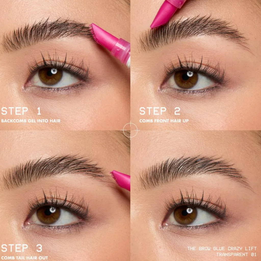NYX PROFESSIONAL MAKEUP Øjenbryn<The Brow Glue Crazy Lift Fikserende Bryngel