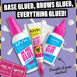 NYX PROFESSIONAL MAKEUP Øjenbryn<The Brow Glue Crazy Lift Fikserende Bryngel