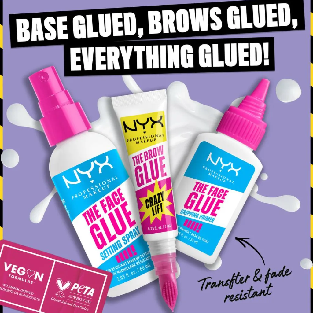 NYX PROFESSIONAL MAKEUP Øjenbryn<The Brow Glue Crazy Lift Fikserende Bryngel