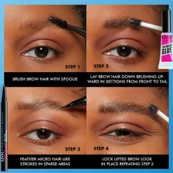NYX PROFESSIONAL MAKEUP Øjenbryn>The Brow Glue Instant Brow Styler