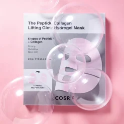 COSRX The Peptide Collagen Lifting Glow Hydrogel Mask 3-pak< Masker