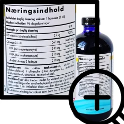 Nordic Naturals Øvrige Kosttilskud<Torskelevertran+D m.citrussmag