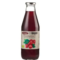 Biogan Tranebærsaft 100% Ren saft Ø< Saft, Juice & Iste