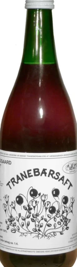 Søbogaard Saft, Juice & Iste>Tranebærsaft sur Ø - Fortyndes 1:4