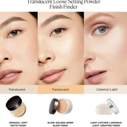 Laura Mercier Pudder|Mini Makeup<Translucent Loose Setting Powder Light Catcher