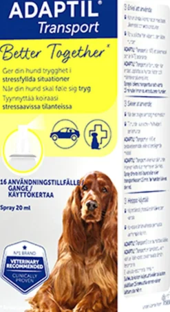 Adaptil Transportspray< Øvrigt