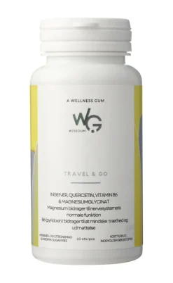 WiseGum Magnesium|B-Vitamin>Travel & Go