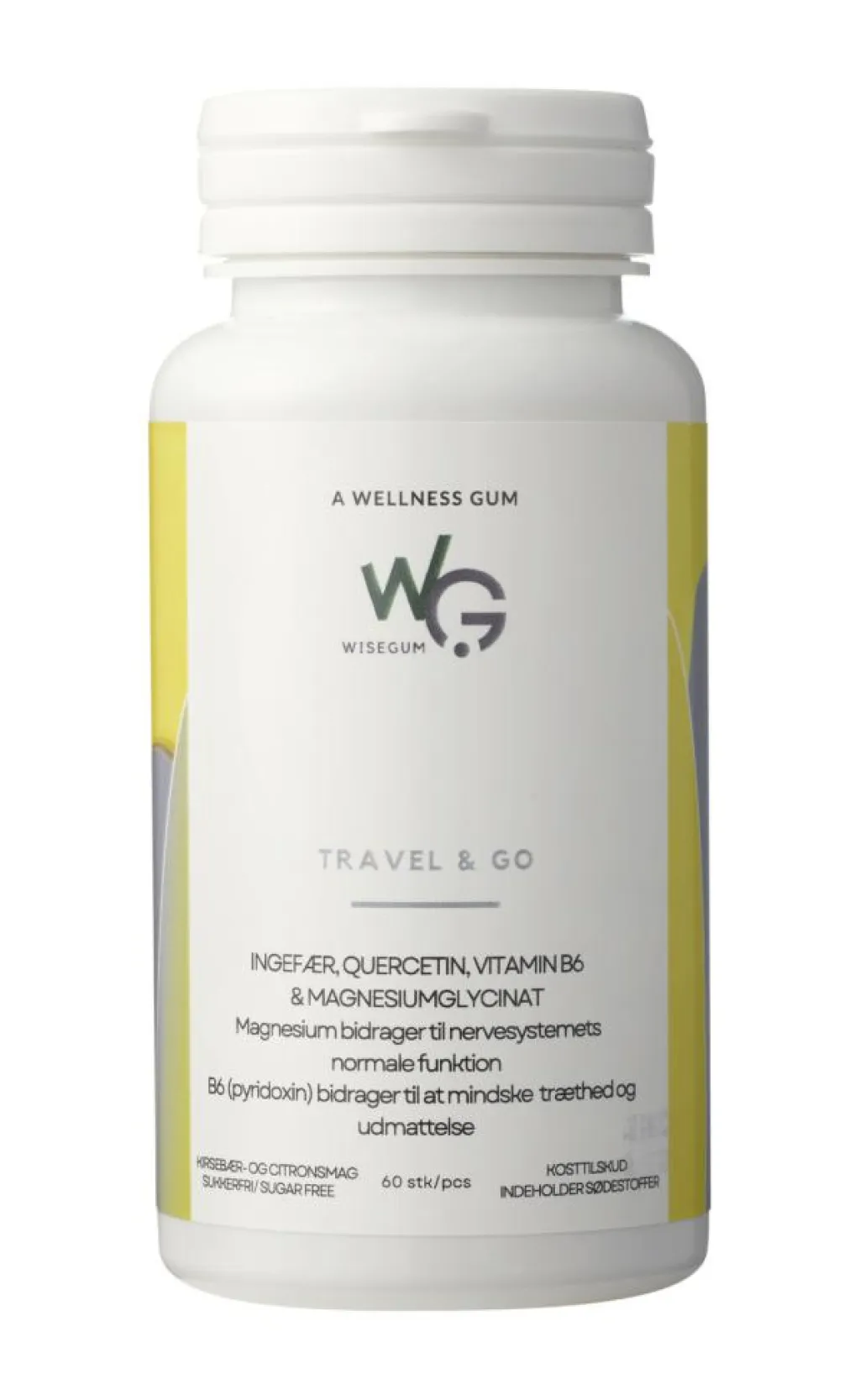 WiseGum Magnesium|B-Vitamin>Travel & Go