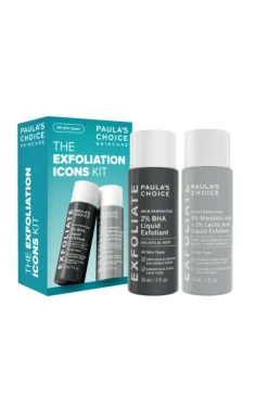 Paula's Choice Trial Kit 2% BHA/6% Mandelic + 2% Lactic Acid AHA Liquid Exfoliant< Sampak