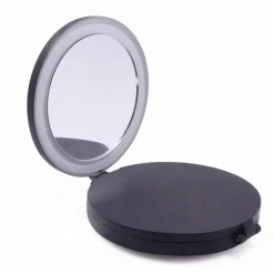 UNIQ Tri-fold Kompakt Rejsespejl med LED< Badeværelsestilbehør|Makeupspejle