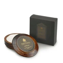 Truefitt and Hill Truefitt & Hill Apsley Luxury Shaving Soap In Wooden Bowl< Skum, Sprit & Gel
