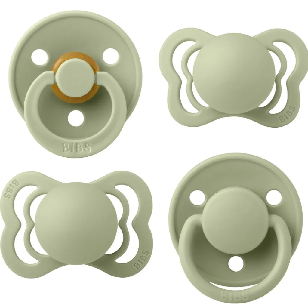 BIBS Try-it Collection Sut Silikone/ latex 4-pak<Børn Sutter