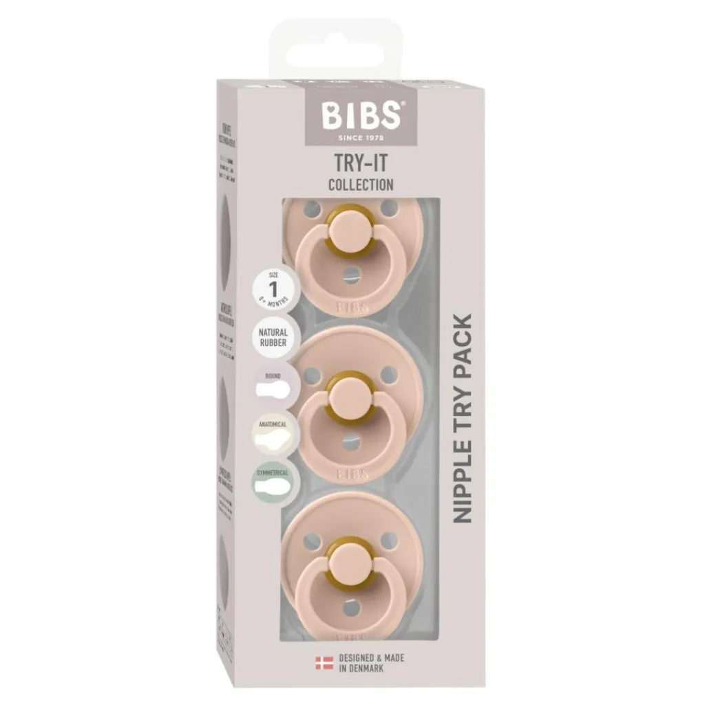 BIBS Sutter>Try-it Colour 3 stk.