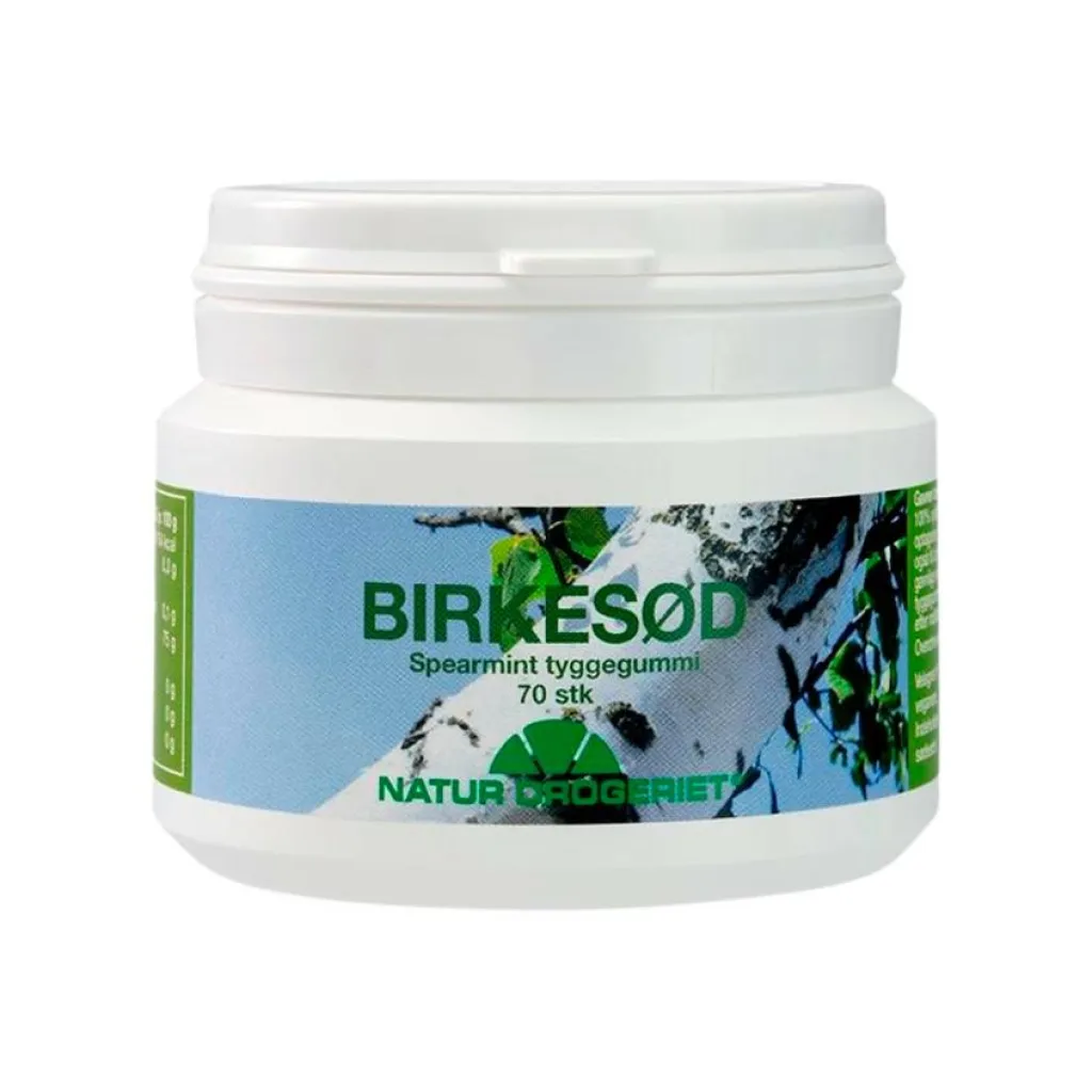 Natur Drogeriet Tyggegummi<Tyggegummi Birkesød spearmint m. xylitol