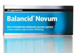 Balancid Novum Halsbrand & Mavesyre|Halsbrand & Mavesyre<Tyggetabletter