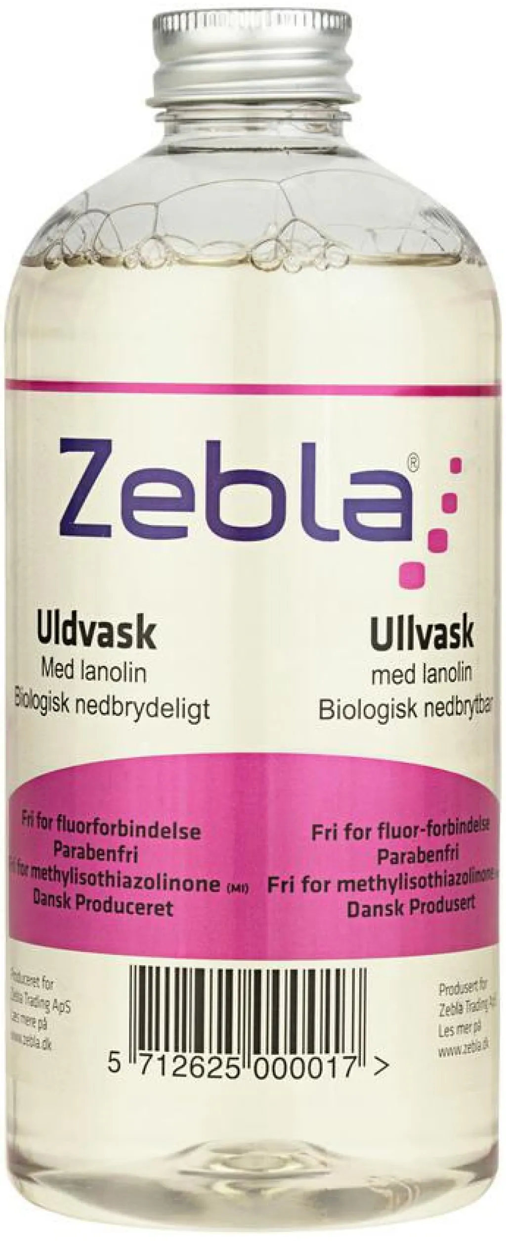 Zebla Uldvask med Lanolin uden Parfume< Tekstilpleje