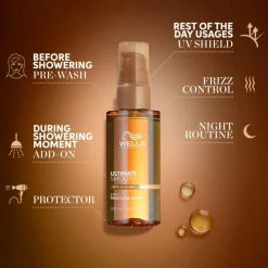 Wella Professionals Ultimate Smooth Miracle Oil Serum< Hårolie & Serum|Rejsestørrelser