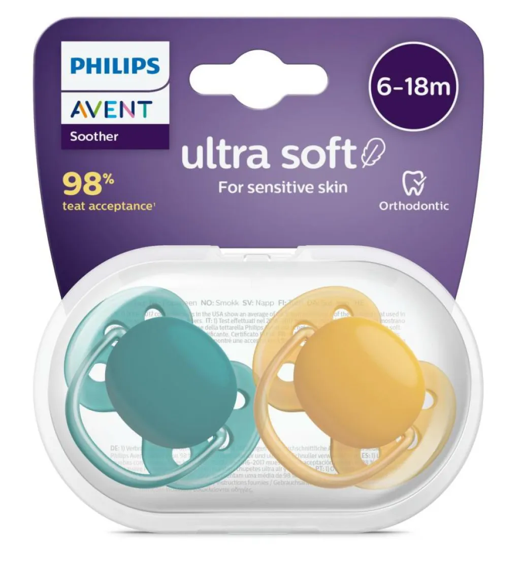 Philips Avent Sutter<Ultra Air Sut 2-pak