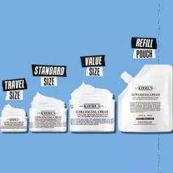Kiehl’s Ultra Facial Cream< Rejsestørrelser