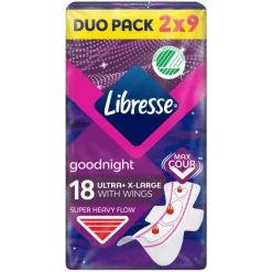 Libresse Ultra Night Extra Wing< Bind & Indlæg
