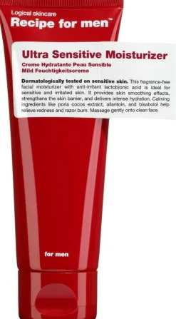 Recipe For Men Ansigtspleje>Ultra Sensitive Moisturizer