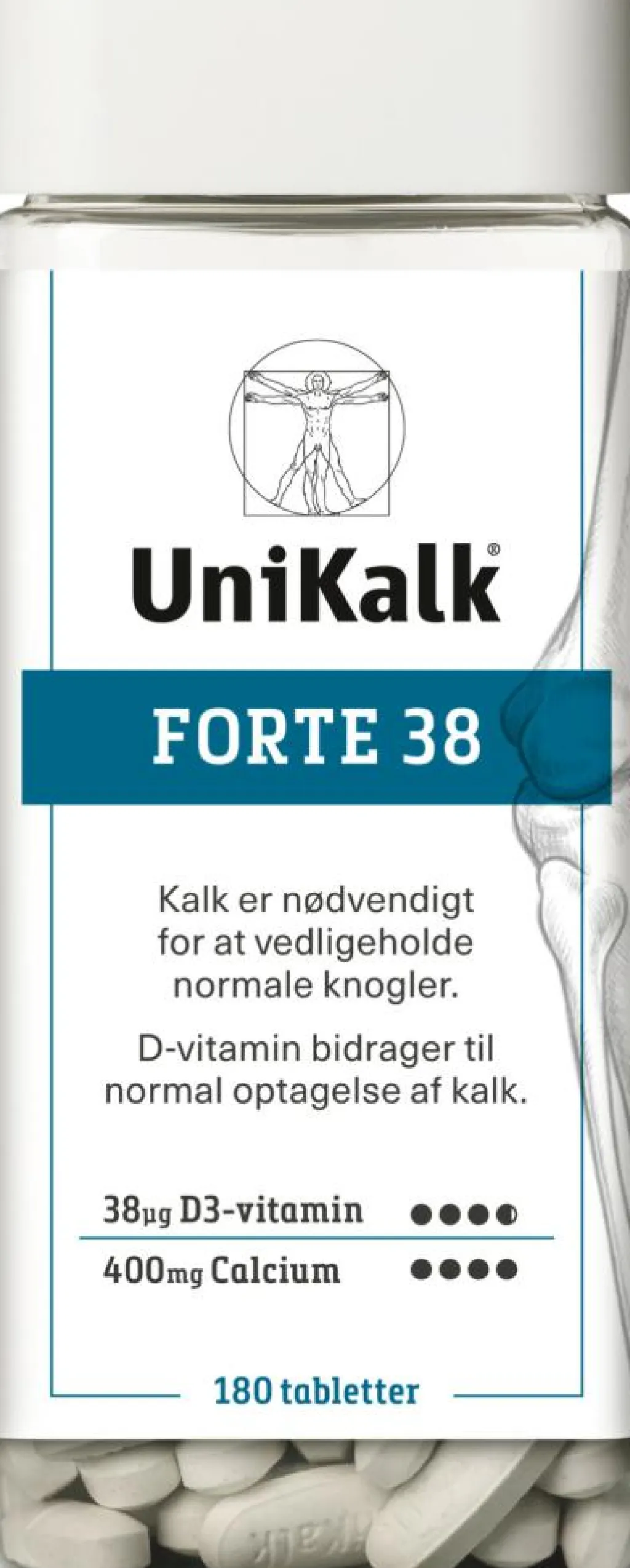 Unikalk Kalk|D-Vitamin>Forte 38