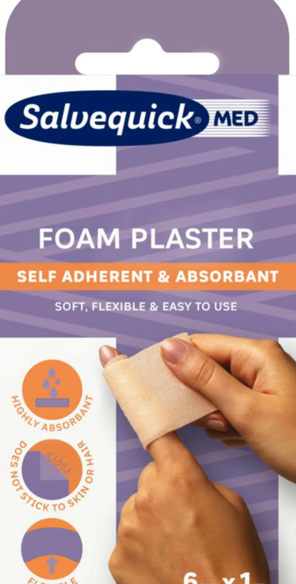 Salvequick Universal Foam Plaster< Sårplastre|Sårplastre