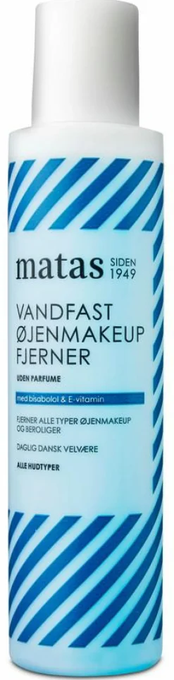Matas Striber Vandfast Øjenmakeupfjerner til Alle Hudtyper Uden Parfume< Renseprodukter