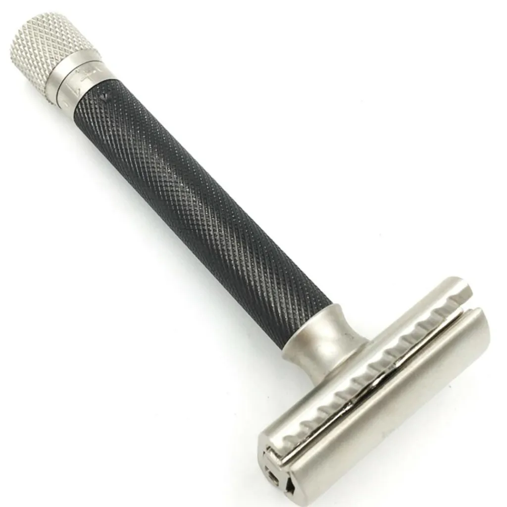 Parker Variant Adjustable DE Safety Razor - Graphite< Skrabere & Blade