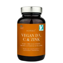 Nordbo C-Vitamin<Vegan D3, C & Zink