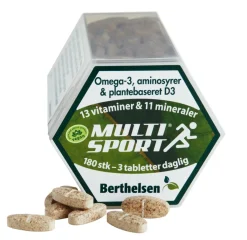 Berthelsen Multivitaminer<Vegan Multisport