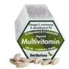 Berthelsen Vegansk Multivitamin m/Omega-3< Fiskeolie & Omega 3