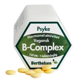 Berthelsen B-Vitamin<Vegetabilsk B-Complex 120 tab