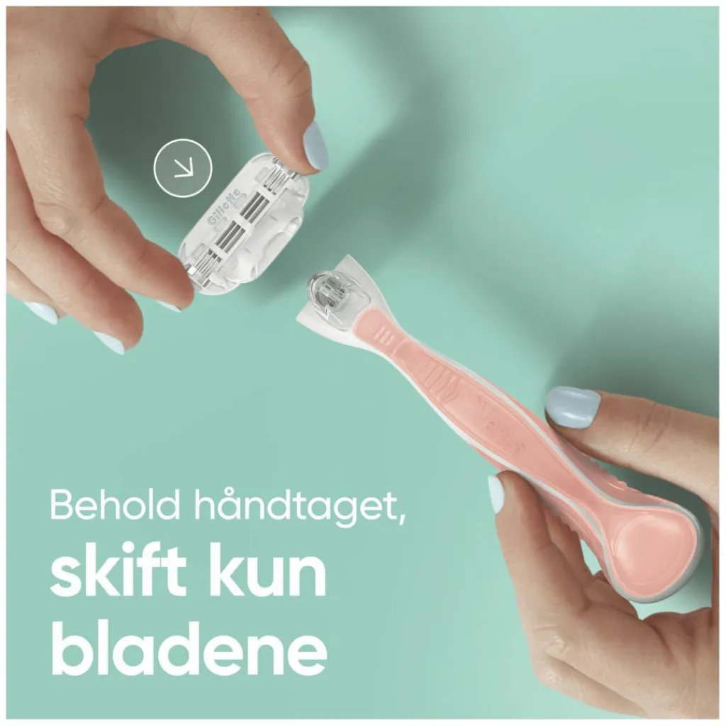 Gillette Venus Smooth Sensitive Pink Barberskraber< Skrabere & Blade