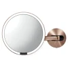 Simplehuman Makeupspejle<Væghængt sensor Kosmetikspejl