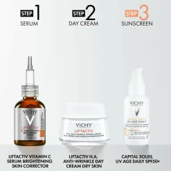 Vichy Ansigtspleje|Anti-Age<Liftactiv H.A. Dagcreme Til Tør Hud