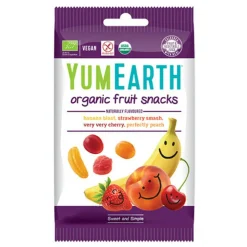 Yum Earth Vingummi Frugtsmag Ø< Lakrids & Vingummi