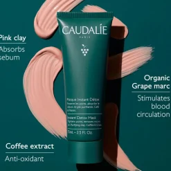 Caudalíe Masker<Vinoclean Instant Detox Mask