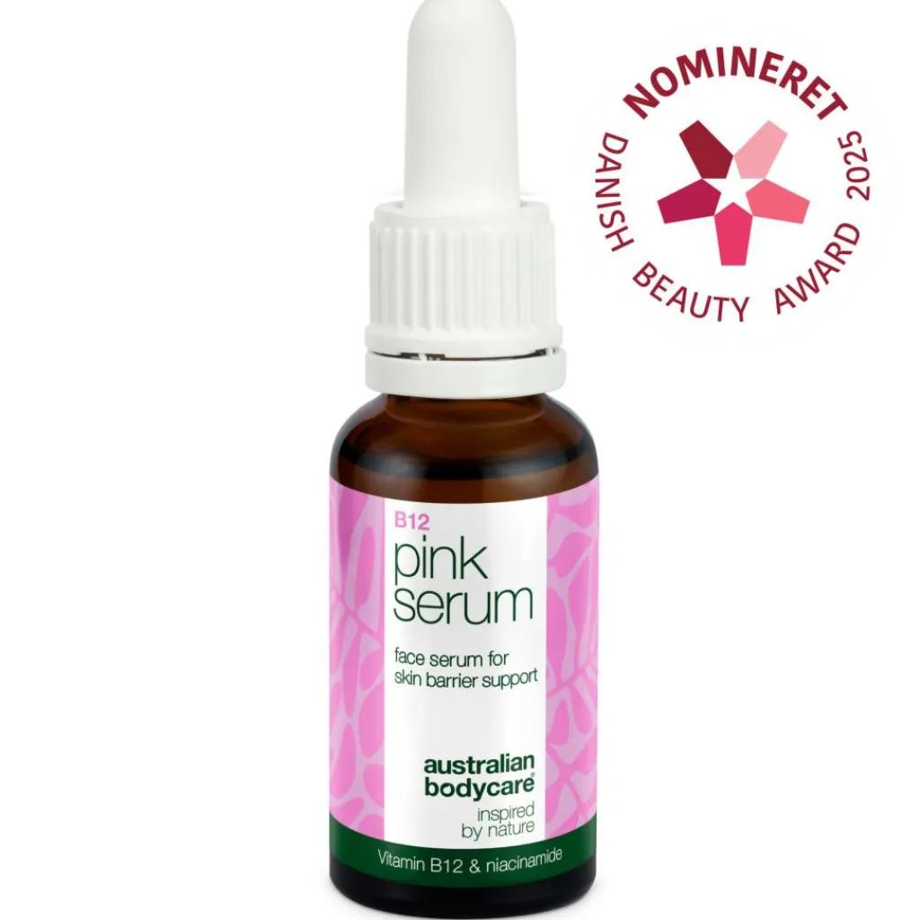 Australian Bodycare Serum>Vitamin B12 Pink Serum til styrke af Hudens Barriere