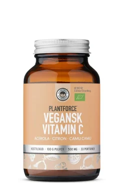 Plantforce C-Vitamin<Vitamin C Complex Vegansk