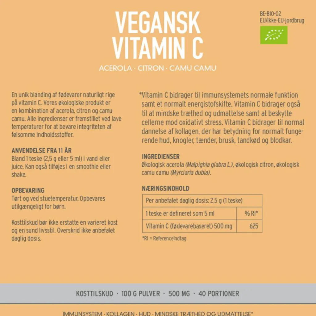 Plantforce C-Vitamin<Vitamin C Complex Vegansk