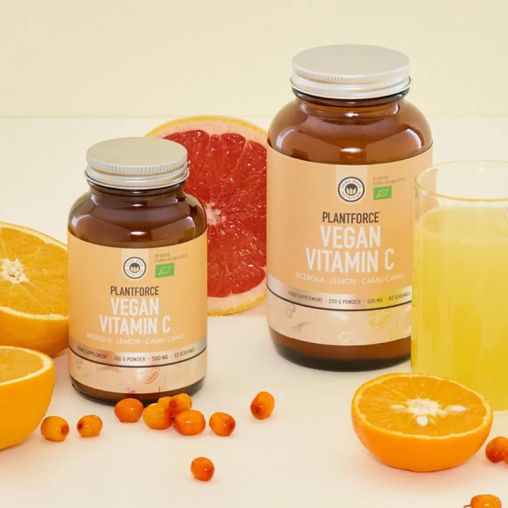Plantforce C-Vitamin<Vitamin C Complex Vegansk