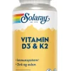 Solaray Vitamin D3 & K2< D-Vitamin