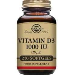 Solgar Vitamin D3 25 ug< D-Vitamin